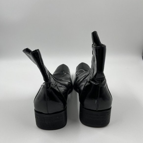 Martello Black Leather Vintage Mens Boots B72-1 Size 46 EU 12 US 11 UK - Picture 2 of 10